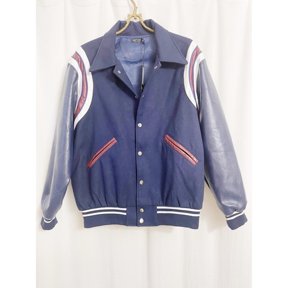 Nasty Gal navy bomber jacket - Picture 2 of 10